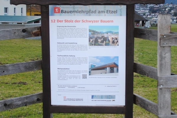 Bauernlehrpfad rund um den Etzel