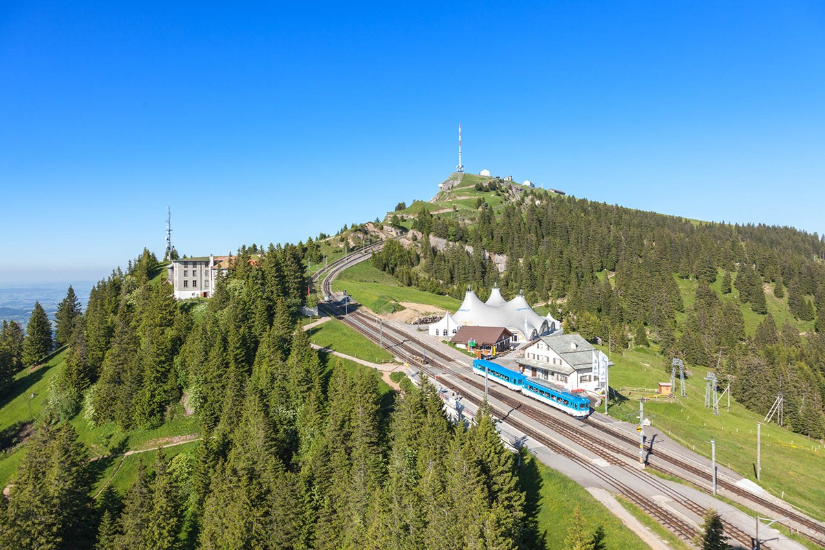 Start der Tour: Rigi-Staffel