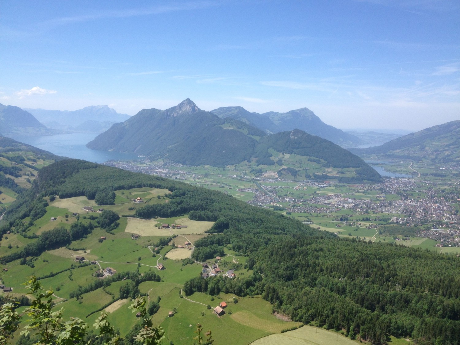 Blick auf das Rigi-Massiv