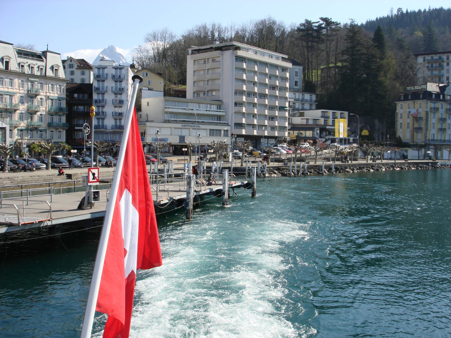 Impressionen an der Schiffsstation der SGV in Brunnen