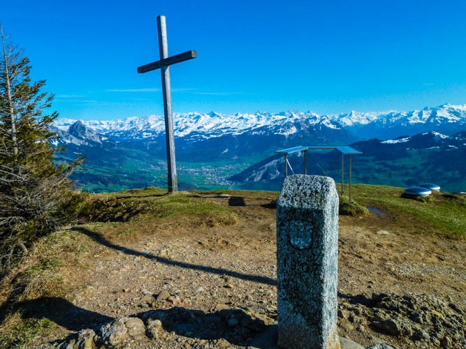 Herrlicher Rundblick auf dem Wildspitz