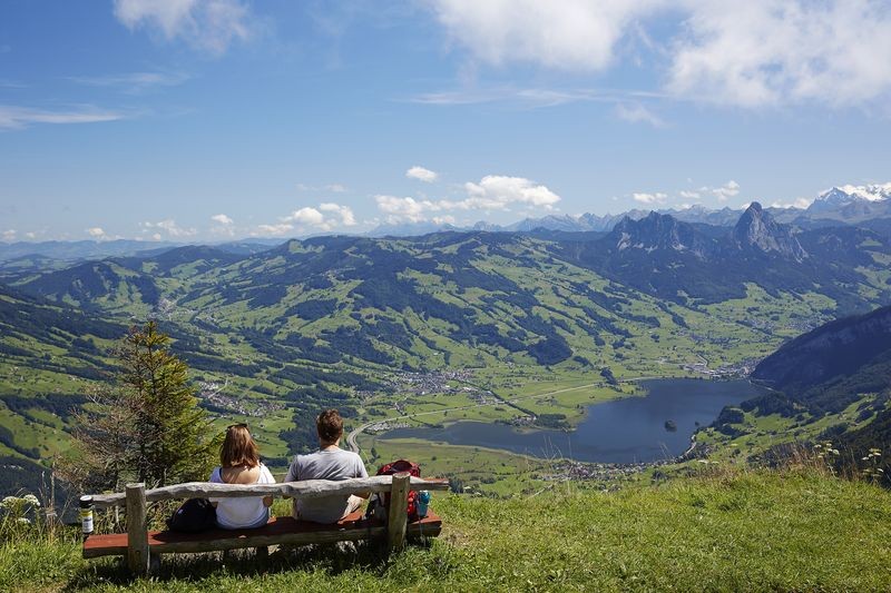 Blick auf den Lauerzersee