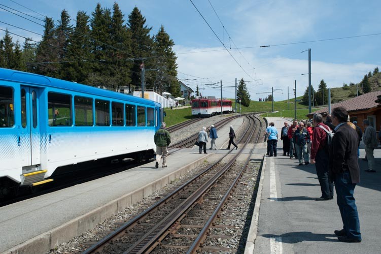 Erstes Etappenziel: die Rigi Staffel