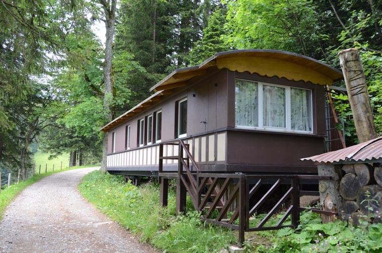 Überbleibsel der Bahnverbindung First - Scheidegg